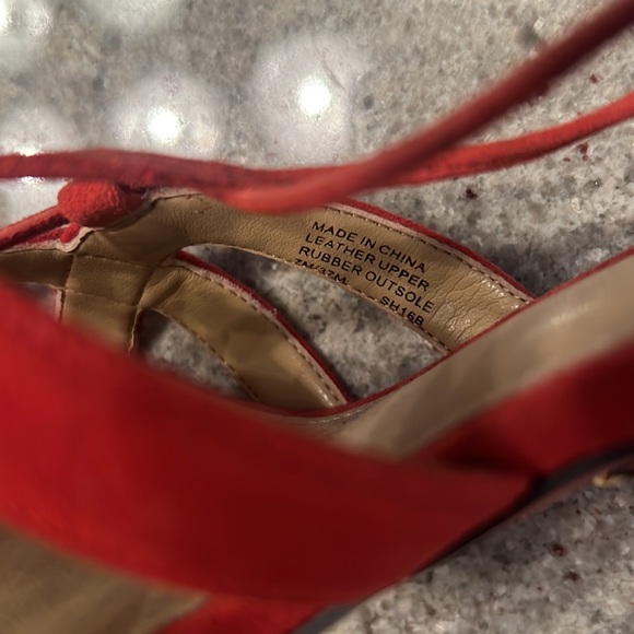 MK Lace Up Heels - Picture 6 of 7